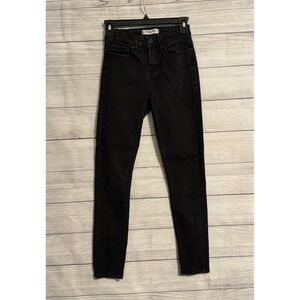 Indigo Rein Women's Skinny Jeans 3 Black Stretch Ankle